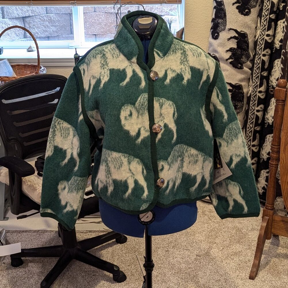 Legacy Collection, Green Buffalo crop jacket